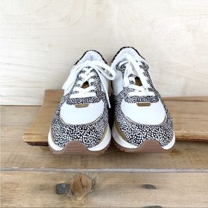 Madewell KickOff Trainer Leather/Spot hair Kicks